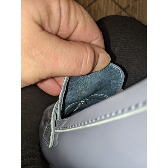 Jeffrey Campbell Glossy Blue Loafers - Picture 8 of 9